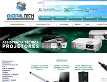 Tablet Screenshot of digitaltech.net.br